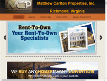 Tablet Screenshot of matthewcarlton.com